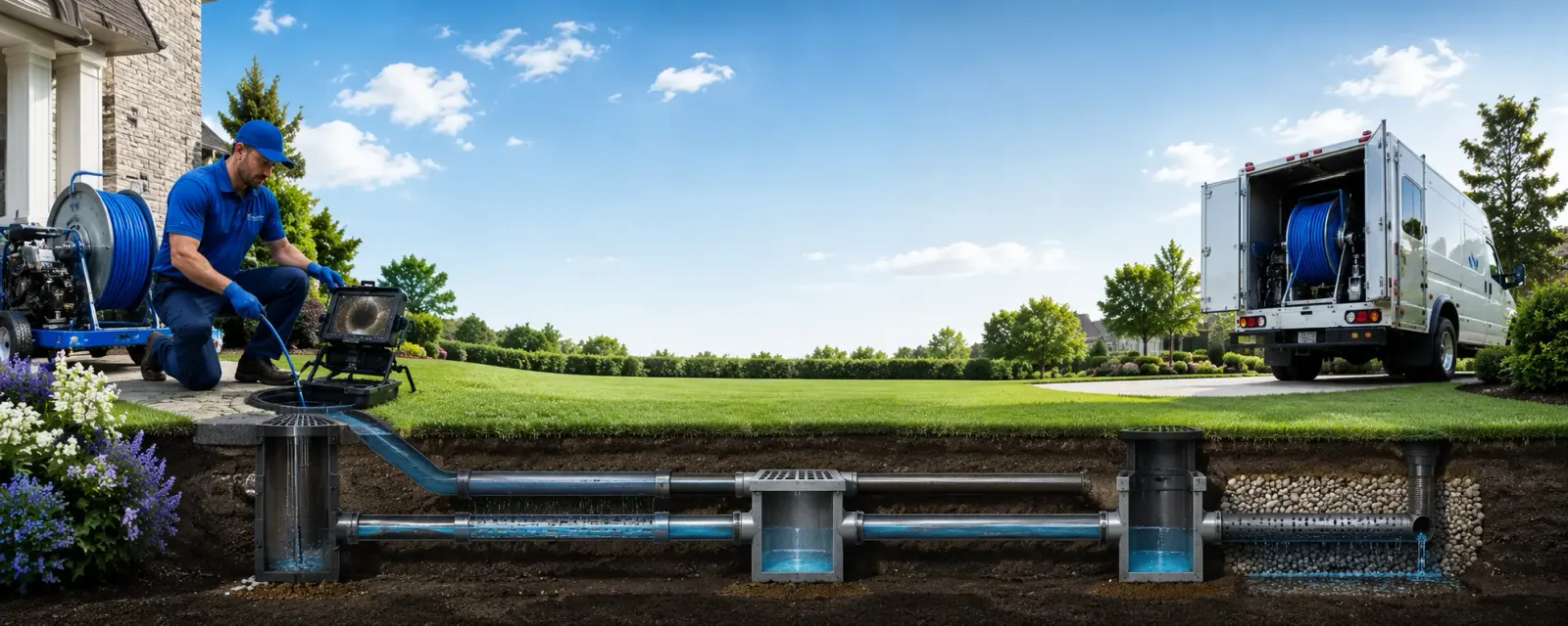Outdoor drain cleaning information for Stewartsville, NJ