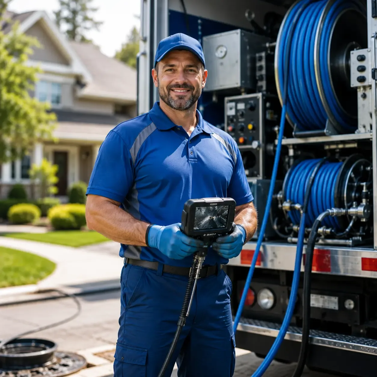 Local outdoor drain cleaning specialists in Stewartsville, NJ